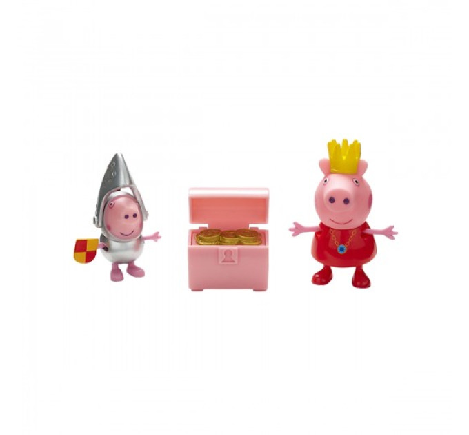 Набір Фігурок Peppa - Принцеса Пеппа І Сер Джордж Сільвер