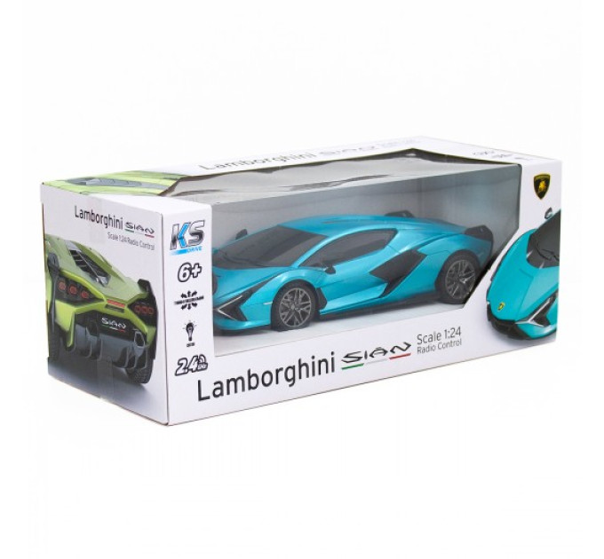 Автомобіль KS Drive на р/к - Lamborghini Sian (1:24, синій)