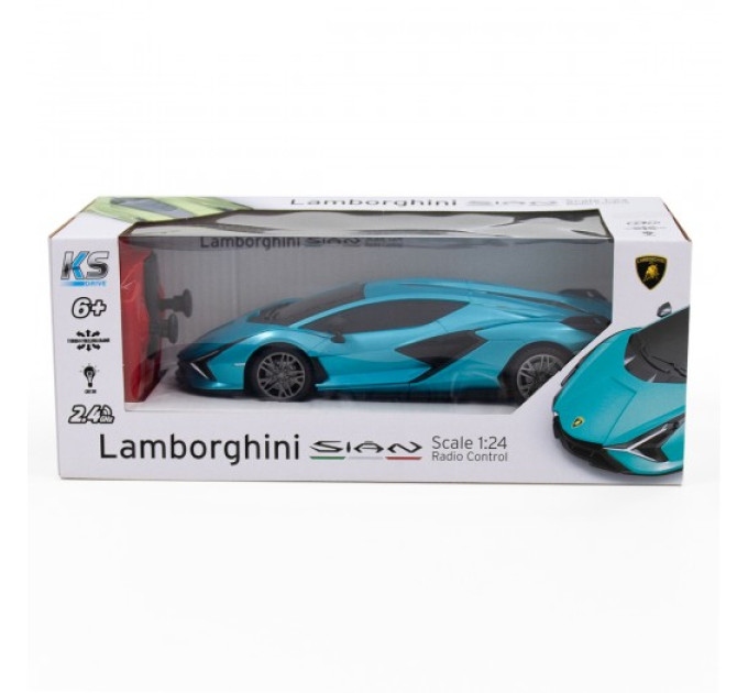 Автомобіль KS Drive на р/к - Lamborghini Sian (1:24, синій)