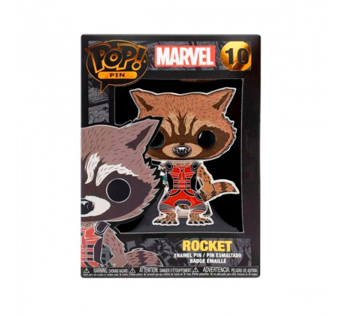 Пін Funko Pop серії «Marvel» – Єнот Ракета