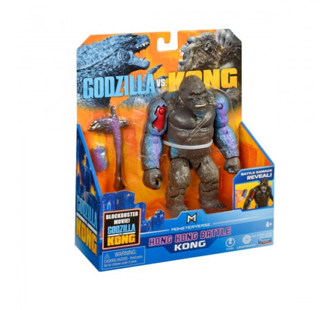 Фігурка Godzilla vs. Kong- Конг з бойовими ранами та сокирою