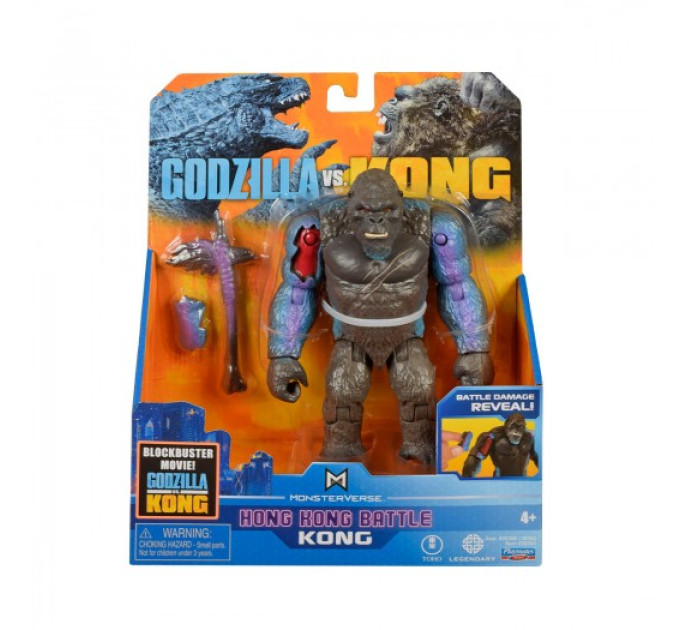 Фігурка Godzilla vs. Kong- Конг з бойовими ранами та сокирою