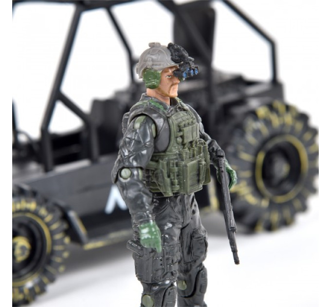 Ігровий набір ELITE FORCE — ШТУРМОВА МАШИНА «ДЕЛЬТА» (машина, фігурка, аксес.)
