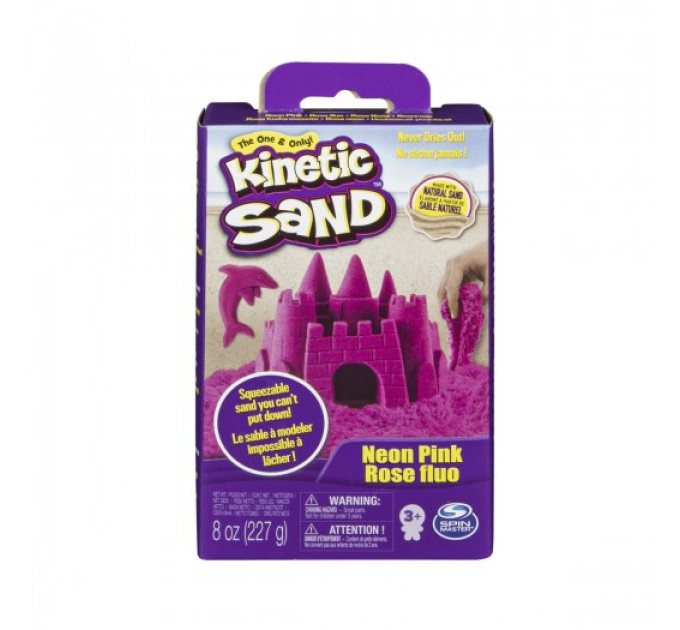 Пісок Для Дитячої Творчості Kinetic Sand Neon (Рожевий)