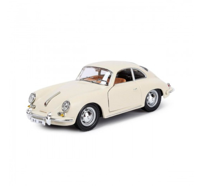 Автомодель - Porsche 356B (1961) (асорті слонова кістка, червоний, 1:24)