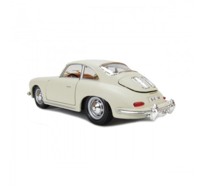 Автомодель - Porsche 356B (1961) (асорті слонова кістка, червоний, 1:24)