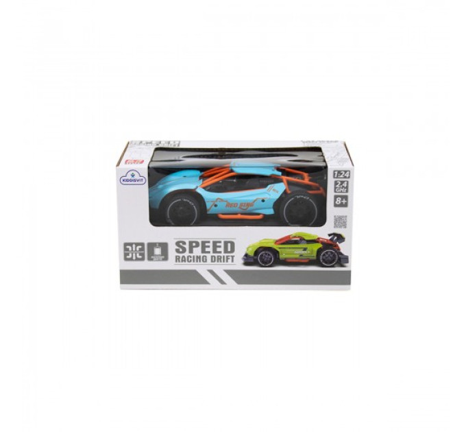 Автомобіль Speed racing drift з р/к – Red Sing (блакитний, 1:24)