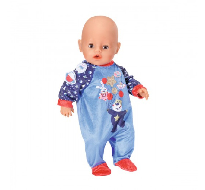 Одежда для куклы BABY born - Праздничный комбинезон (синий)