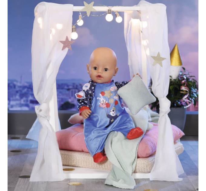 Одежда для куклы BABY born - Праздничный комбинезон (синий)