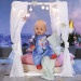 Одежда для куклы BABY born - Праздничный комбинезон (синий)