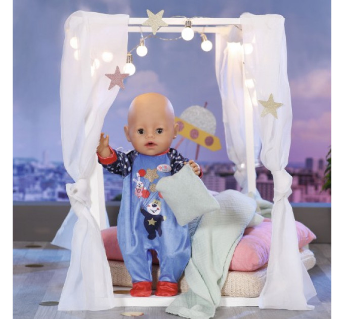 Одежда для куклы BABY born - Праздничный комбинезон (синий)