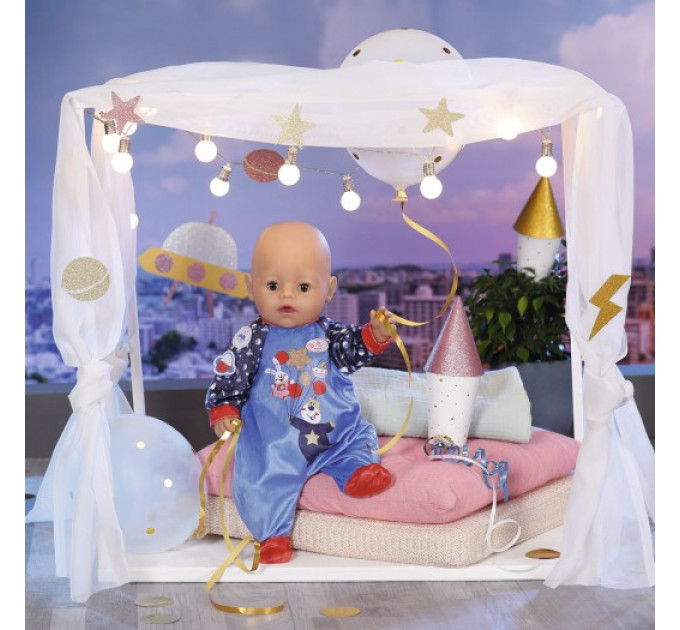 Одежда для куклы BABY born - Праздничный комбинезон (синий)