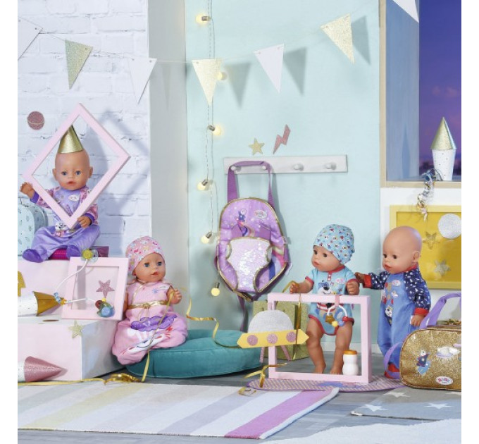 Одежда для куклы BABY born - Праздничный комбинезон (синий)