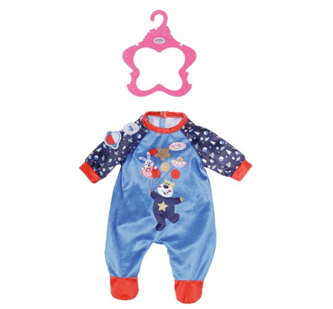 Одежда для куклы BABY born - Праздничный комбинезон (синий)