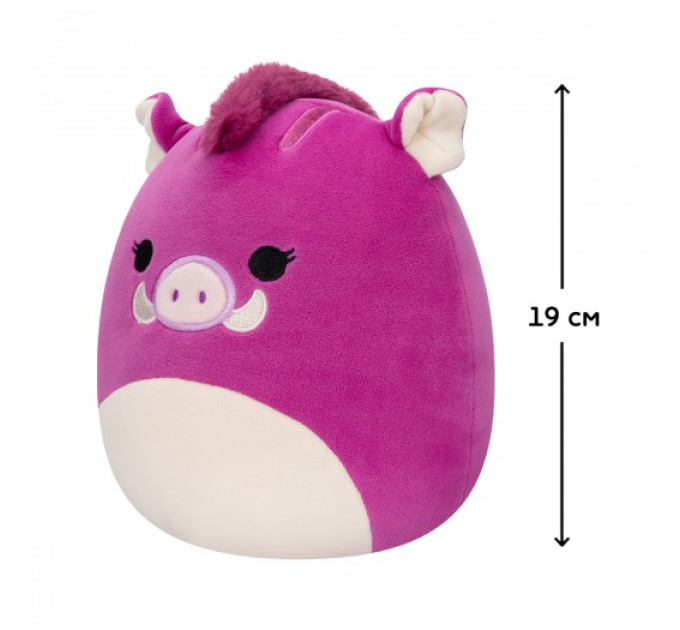 Мягкая игрушка Squishmallows – Кабанчик Дженна (19 cm)