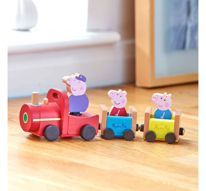 Дерев'яний ігровий набір Peppa - Паровозик дідуся Пеппи