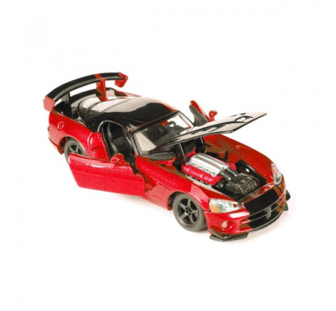 Автомодель - Dodge Viper Srt10 Acr  (ассорті помаранч-чорн металік, червоно-чорн металік, 1:24)