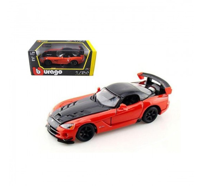 Автомодель - Dodge Viper Srt10 Acr  (ассорті помаранч-чорн металік, червоно-чорн металік, 1:24)