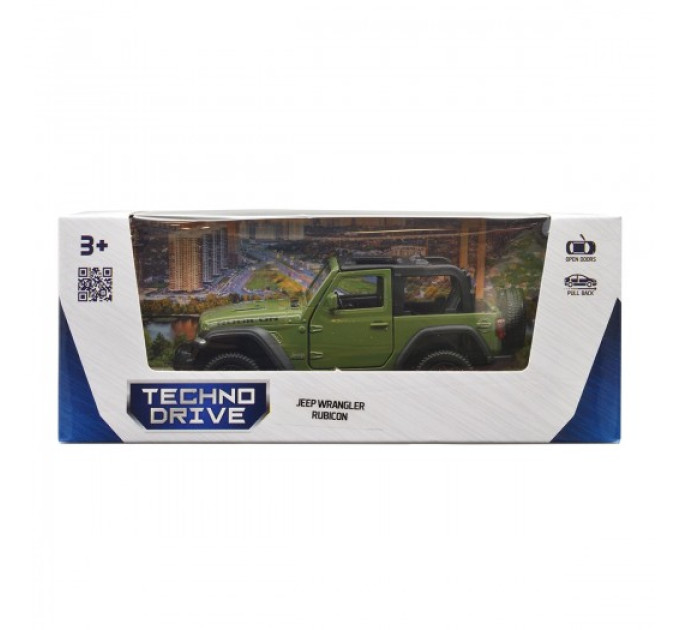 Автомодель - Jeep Wrangler Rubicon 2021 (зелений)