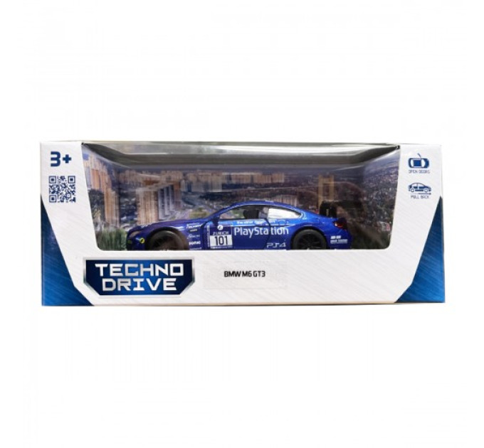 Автомодель – BMW M6 GT3 (синий)