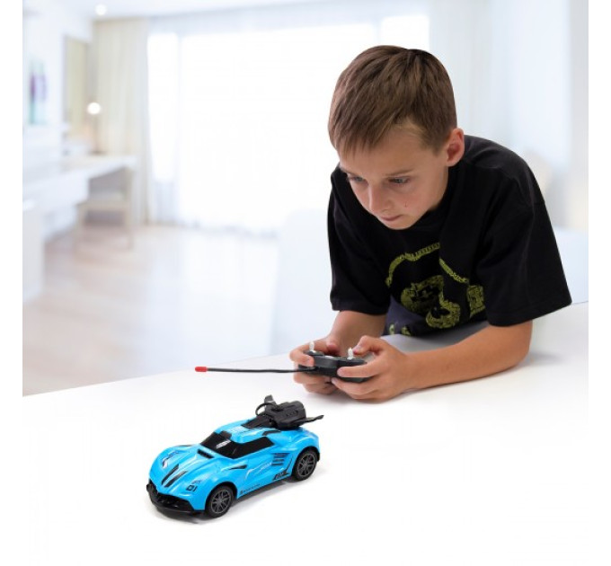 Автомобіль Spray Car на р/к – Sport (блакитний, 1:24, світло, функція туман)