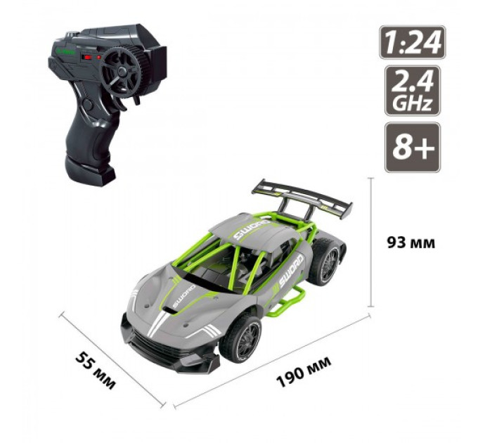 Автомобіль Speed racing driftr з р/к – Sword (сірий, 1:24)