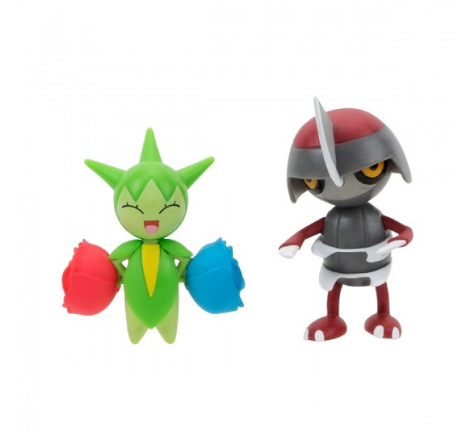 Набір ігрових фігурок Pokemon W15 - Пон'ярд і Розелія