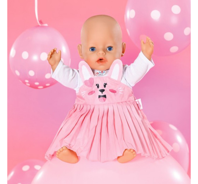 Одяг для ляльки BABY BORN - Сукня з зайкою