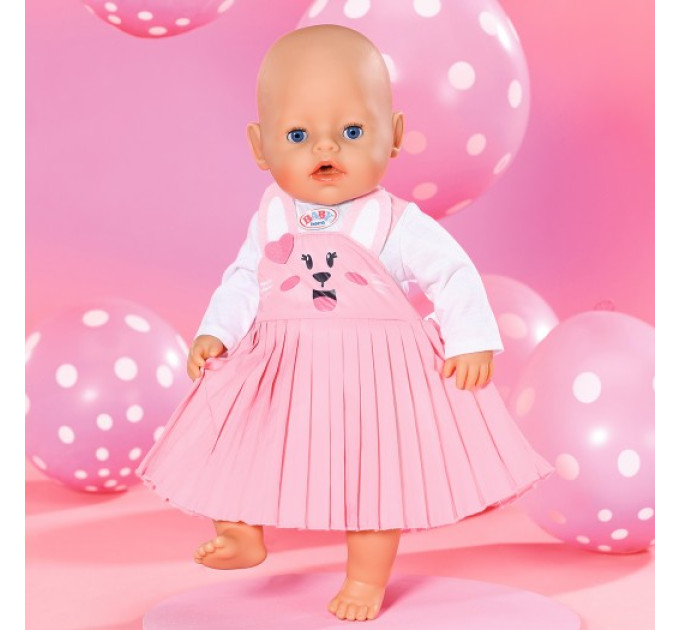 Одяг для ляльки BABY BORN - Сукня з зайкою