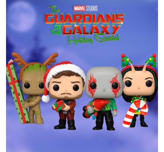 Ігрова фігурка Funko Pop! серії Вартові галактики: Holiday Special – Дракс