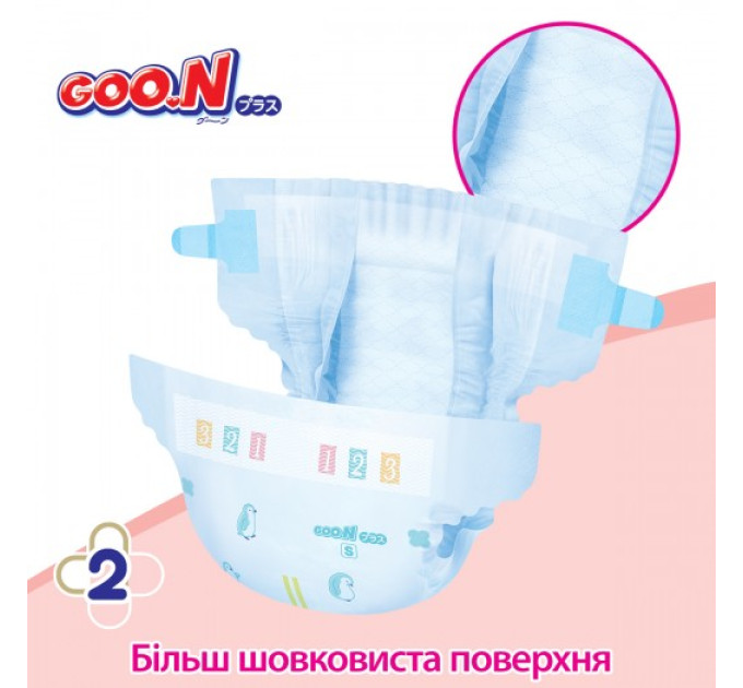Підгузки Goo.N Plus для дітей (L, 9-14 кг, 48 шт)