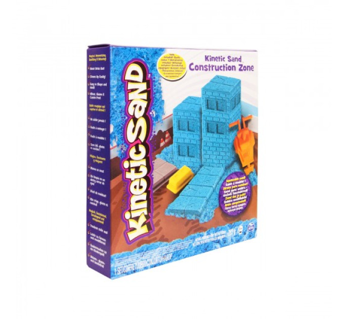 Пісок Для Дитячої Творчості - Kinetic Sand Construction Zone (Блакитний)