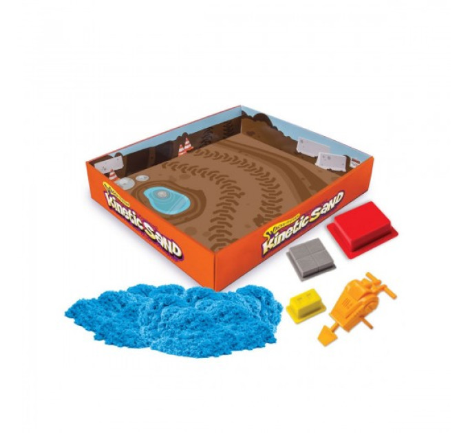 Пісок Для Дитячої Творчості - Kinetic Sand Construction Zone (Блакитний)