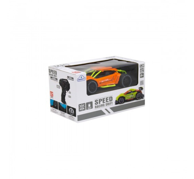 Автомобіль Speed racing drift з р/к – Bitter (оранжевий, 1:24)