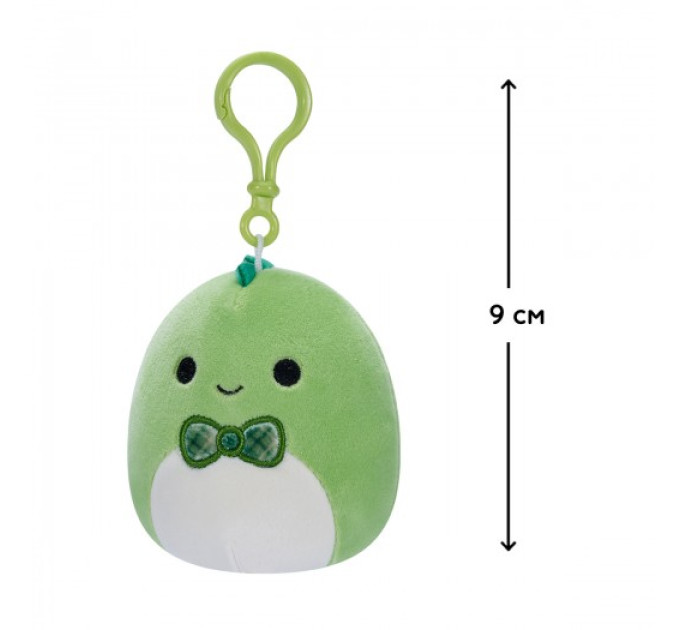 Мягкая игрушка на клипсе Squishmallows – Дино Денни (9 cm)