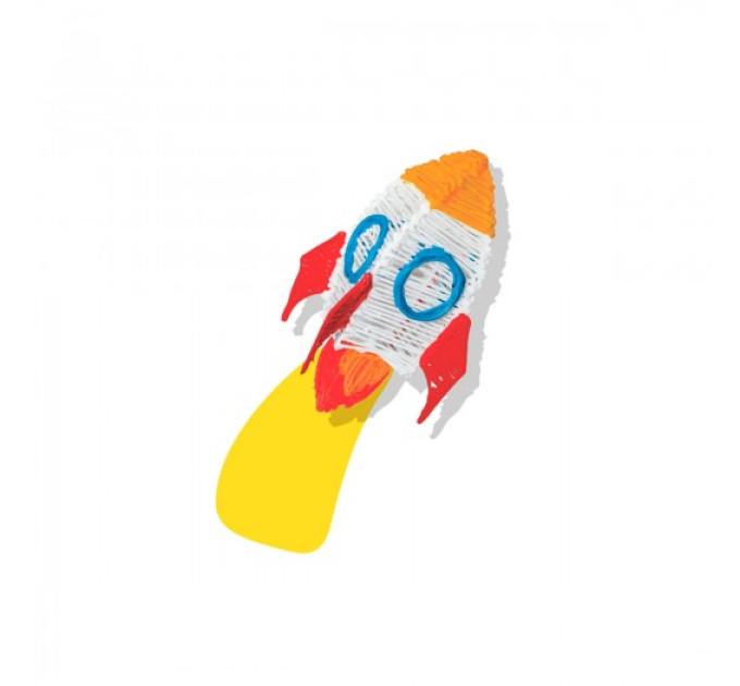 3D-ручка 3Doodler Start Plus для дитячої творчості базовий набір- КРЕАТИВ (72 стрижні)