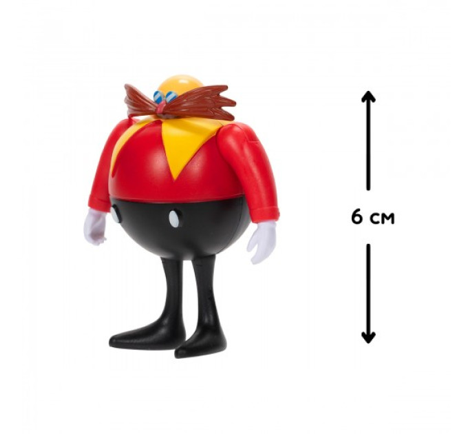 Ігрова фігурка з артикуляцією SONIC THE HEDGEHOG - Класичний Доктор Еггман 6 cm