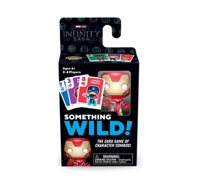 Настільна гра з картками Funko Something Wild - Залізна людина