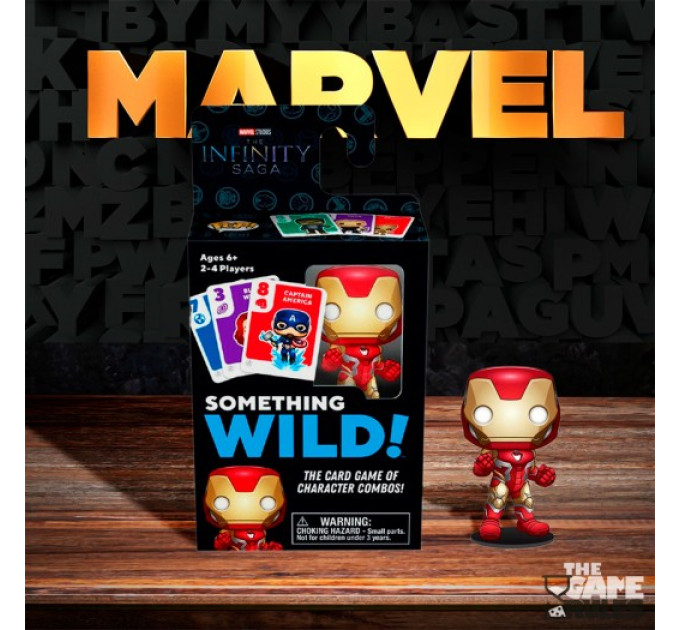 Настільна гра з картками Funko Something Wild - Залізна людина