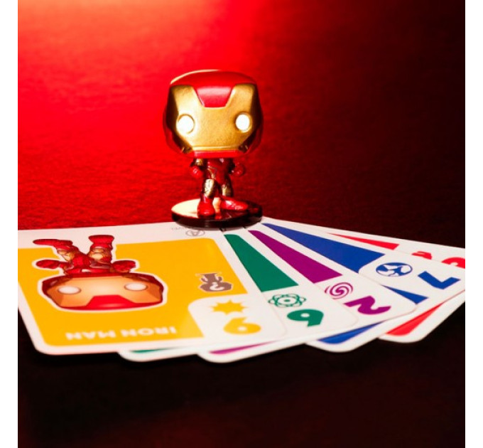 Настільна гра з картками Funko Something Wild - Залізна людина