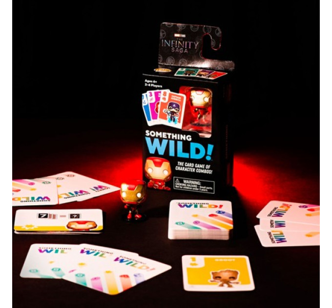 Настільна гра з картками Funko Something Wild - Залізна людина