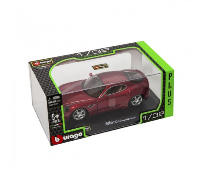 Автомодель - Alfa 8C Competizione (2007) (асорті червоний металік, 1:32)