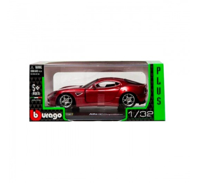 Автомодель - Alfa 8C Competizione (2007) (асорті червоний металік, 1:32)