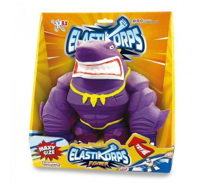 Стретч-игрушка Elastikorps серии Maxy Fighter – Акула Финни