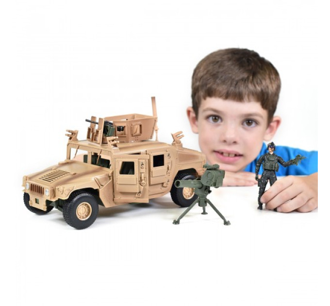 Ігровий набір ELITE FORCE —БРОНЕАВТОМОБІЛЬ  HUMVEE M1114 (машина, фігурка, аксес.)