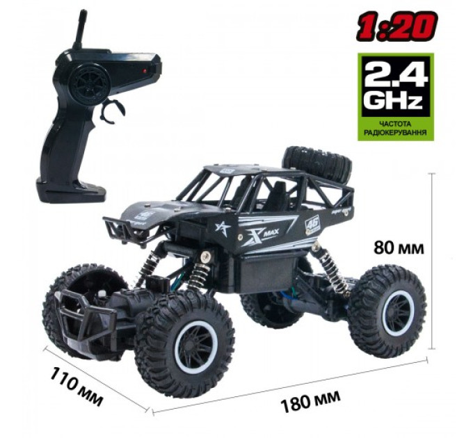 Автомобіль Off-Road Crawler З Р/К - Rock Sport (Чорний)