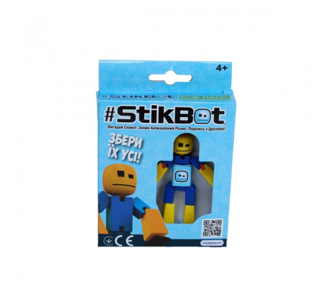 Фігурка для анімаційної творчості Stikbot (Жовто-синій)