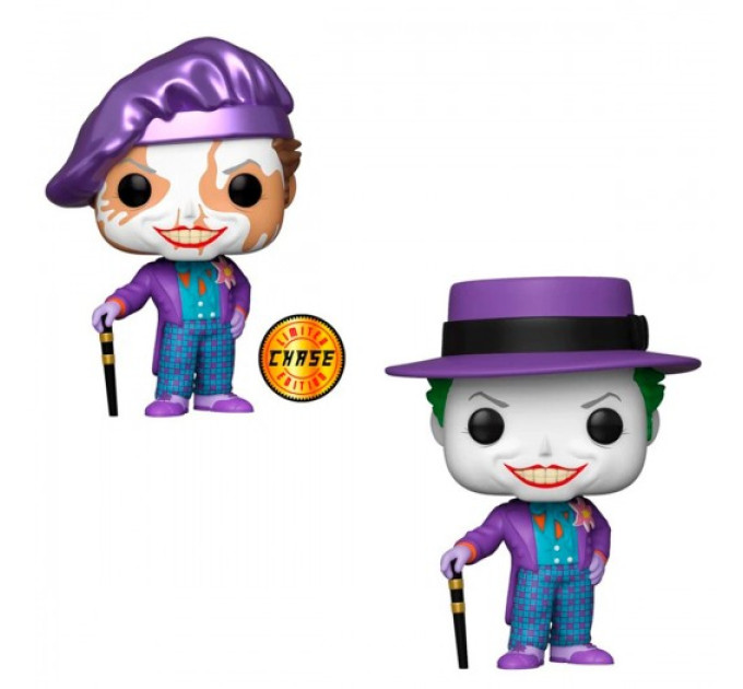Ігрова фігурка Funko POP! серії Batman 1989 - JOKER WITH HAT WITH CHASE