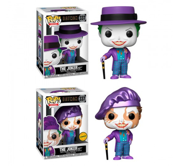 Ігрова фігурка Funko POP! серії Batman 1989 - JOKER WITH HAT WITH CHASE