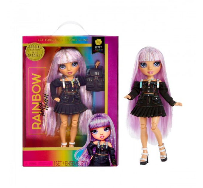 Лялька Rainbow High серії Junior High - Ейвері Стайлз